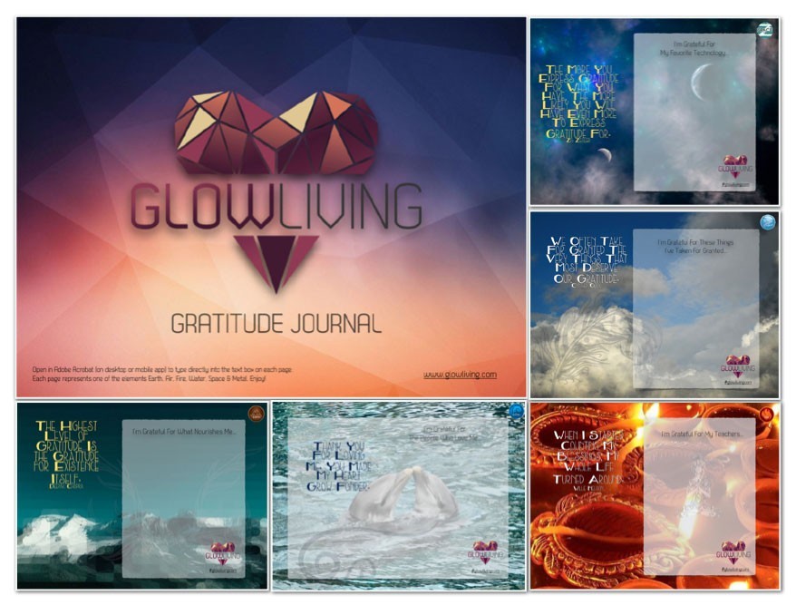 Glow Living Gratitude Journal