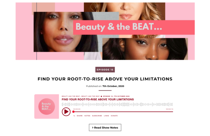 Chandra Lynn on Beauty and the Beat Podcast