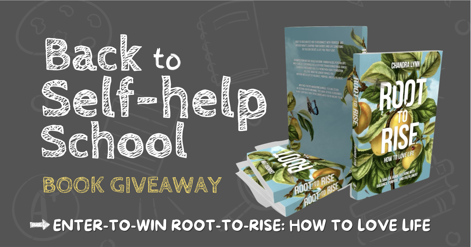 back to self help school book giveaway